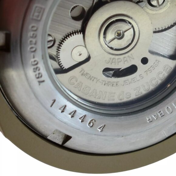 Seiko Cabane de Zucca JDM Giugiaro Dashboard Automatic Brown Watch 7S36-0250!